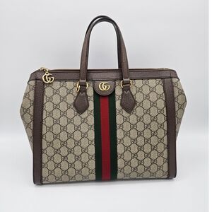 Authentic Gucci GG Supreme Ophidia Medium #4267M